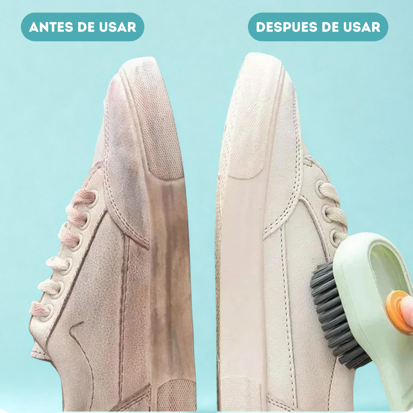 Cepillo Lavicoa con Dispensador de Jabón